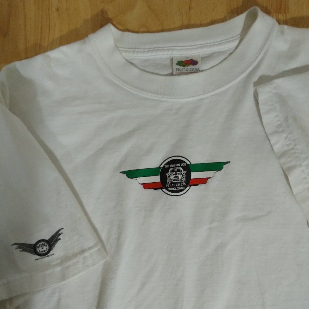 RARE Vintage The Italian Job Film Crew 2002-2003 T-Shirt